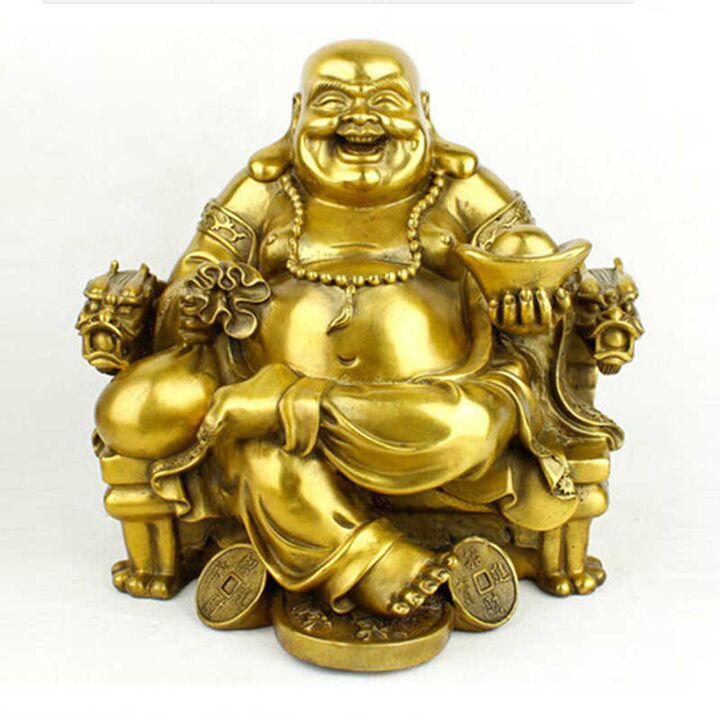 Laughing Buddha Statuette